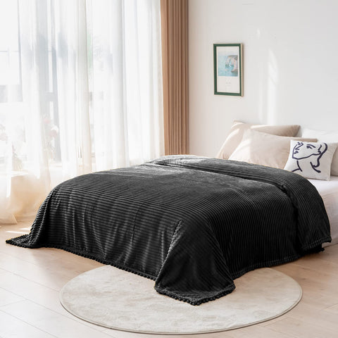 DISSA Fleece Blanket Throw Size