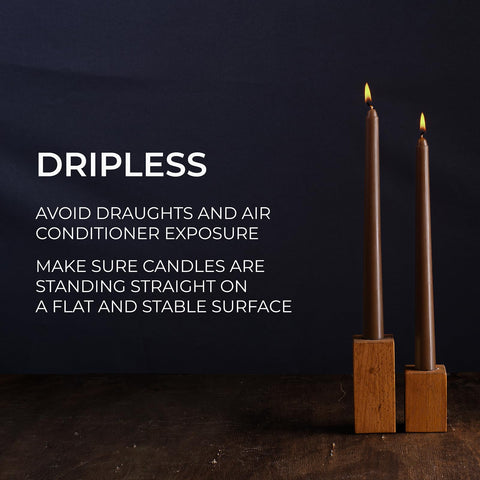 CANDWAX Taper Advent Candles 3 Sets