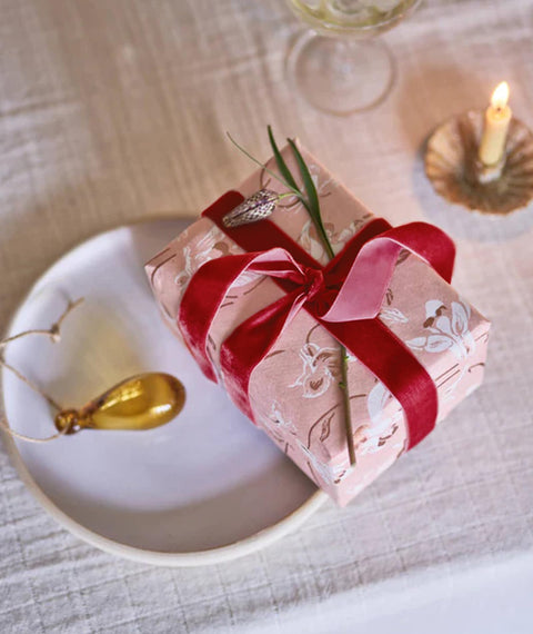 Red Velvet Ribbon for Christmas