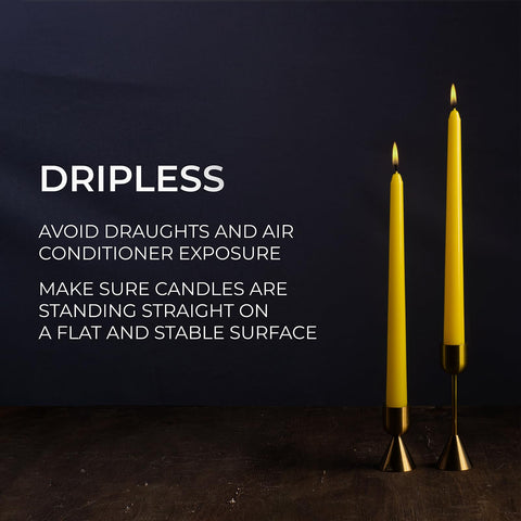 CANDWAX Taper Advent Candles 3 Sets