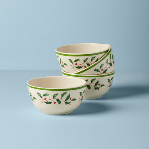Lenox Holiday 4-Piece Melamine Dinner Plate Set
