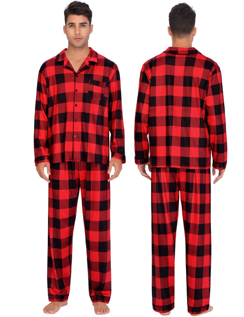 SWOMOG Couples Christmas Pajamas Set
