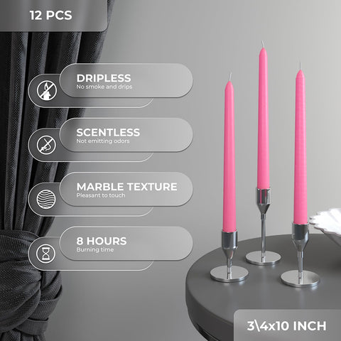 CANDWAX Taper Advent Candles 3 Sets