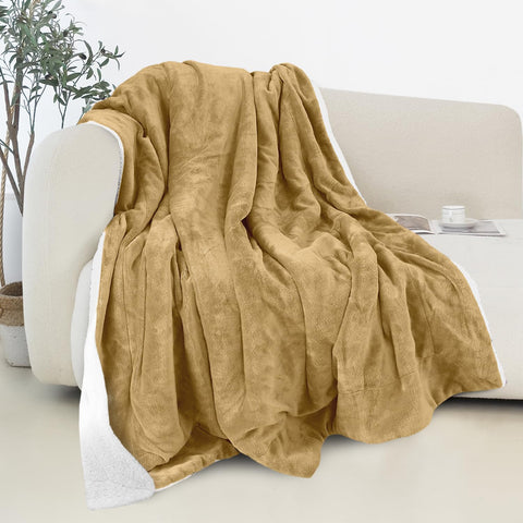 Flannel Fleece-Winter Christmas Sherpa Throw