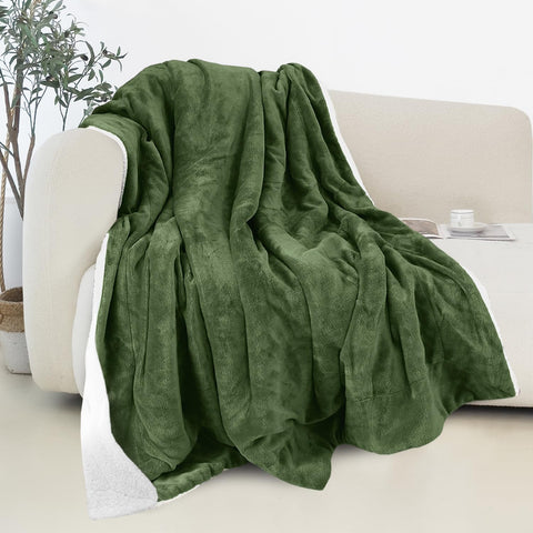 Flannel Fleece-Winter Christmas Sherpa Throw