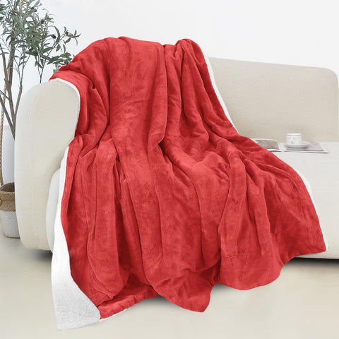 Flannel Fleece-Winter Christmas Sherpa Throw