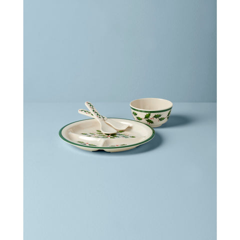 Lenox Holiday 4-Piece Melamine Dinner Plate Set