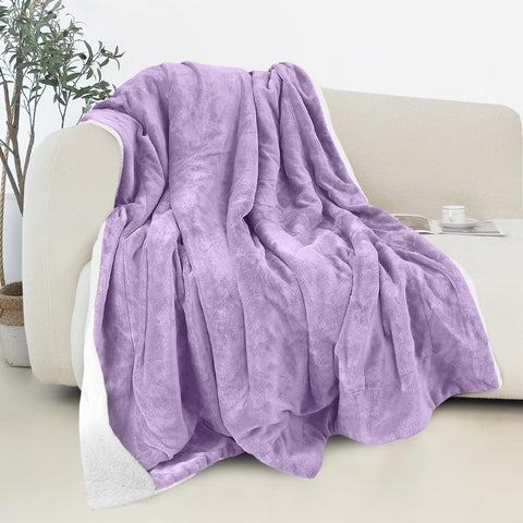 Flannel Fleece-Winter Christmas Sherpa Throw