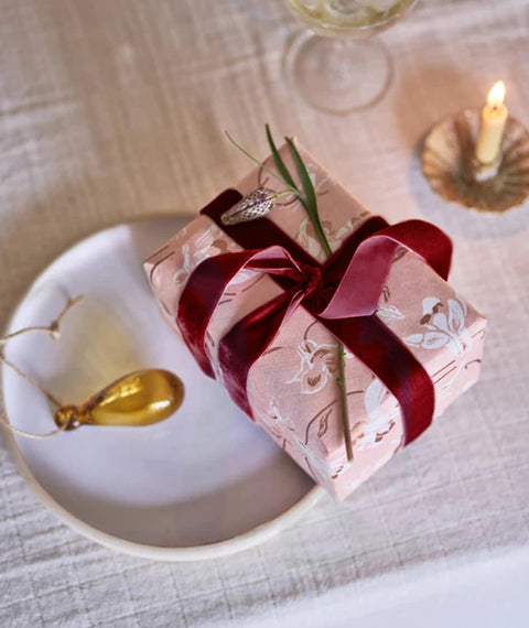 Red Velvet Ribbon for Christmas