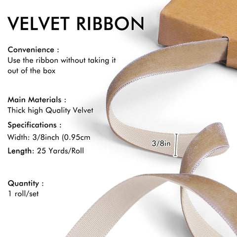 Red Velvet Ribbon for Christmas