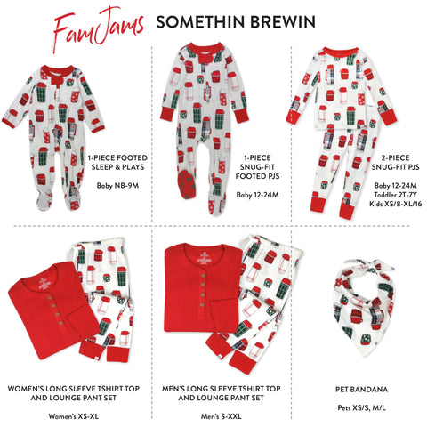 HonestBaby Family Matching Holiday Pajamas