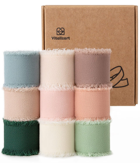 Vitalizart Chiffon Silk Ribbon