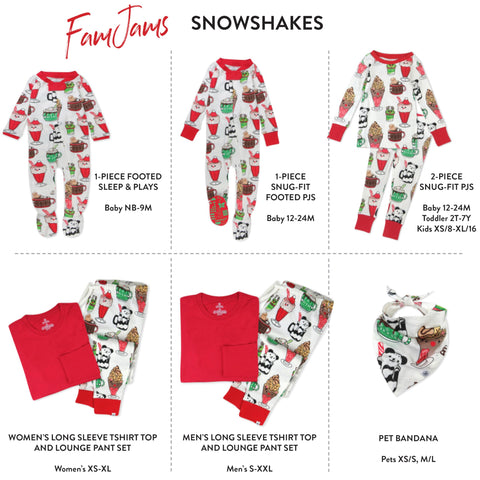 HonestBaby Family Matching Holiday Pajamas