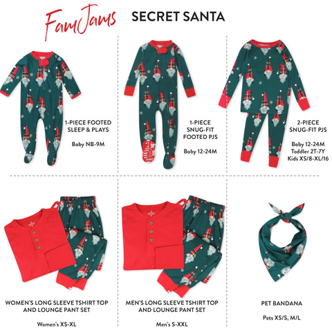 HonestBaby Family Matching Holiday Pajamas