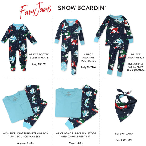 HonestBaby Family Matching Holiday Pajamas