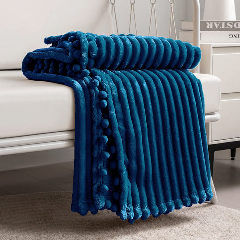 DISSA Fleece Blanket Throw Size
