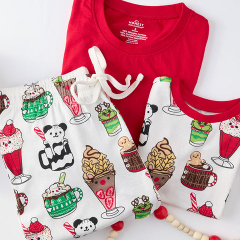 HonestBaby Family Matching Holiday Pajamas