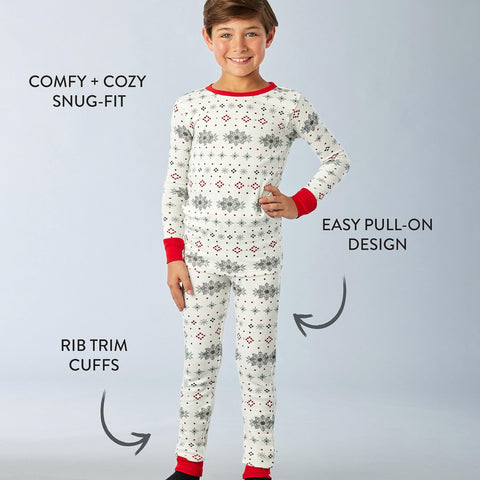 HonestBaby Family Matching Holiday Pajamas