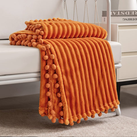 DISSA Fleece Blanket Throw Size