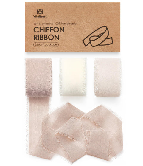 Vitalizart Chiffon Silk Ribbon