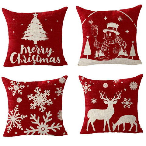 Cotton Linen Throw Pillow Cover Cushion Case