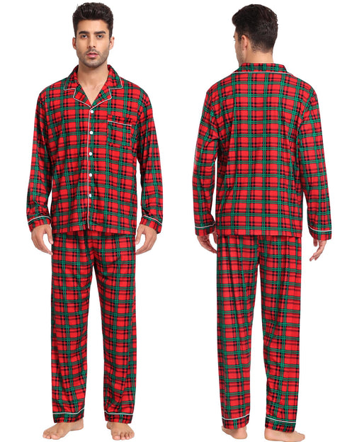 SWOMOG Couples Christmas Pajamas Set