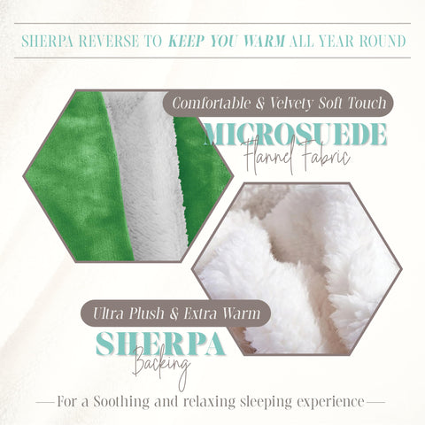 Flannel Fleece-Winter Christmas Sherpa Throw