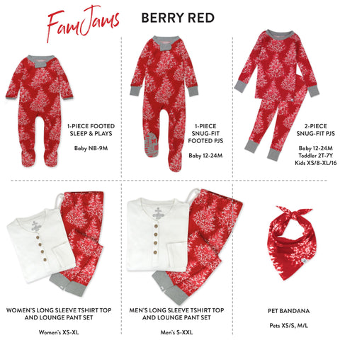 HonestBaby Family Matching Holiday Pajamas