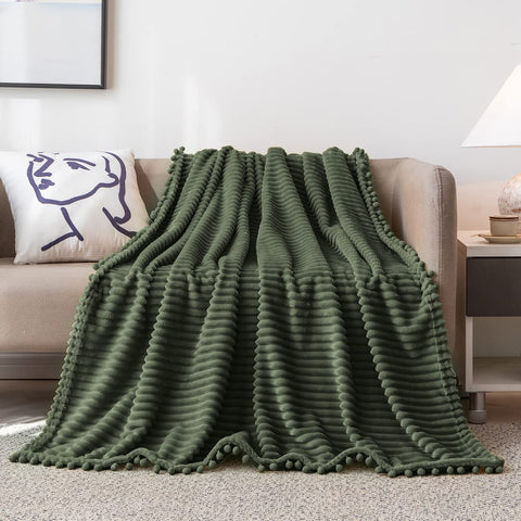 DISSA Fleece Blanket Throw Size