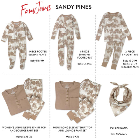 HonestBaby Family Matching Holiday Pajamas