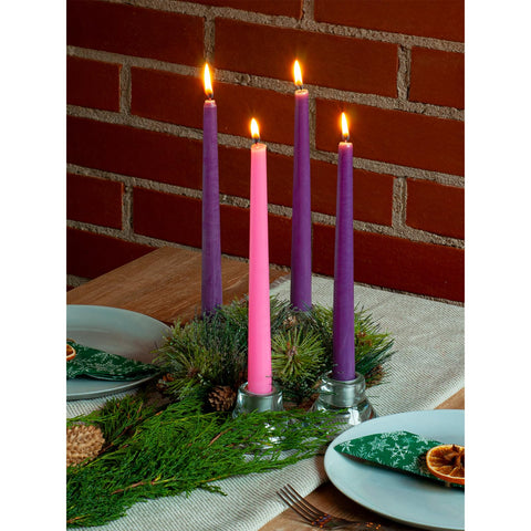 CANDWAX Taper Advent Candles 3 Sets