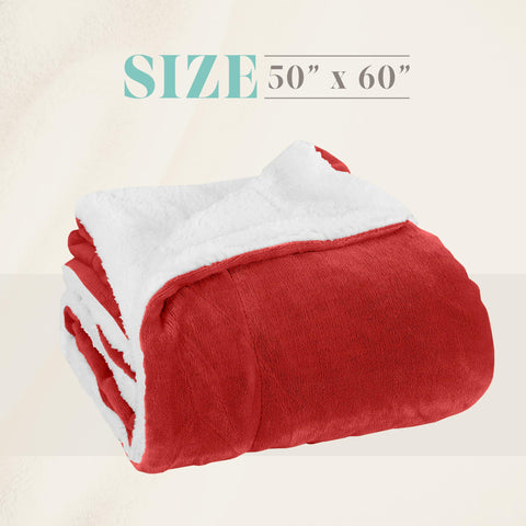 Flannel Fleece-Winter Christmas Sherpa Throw