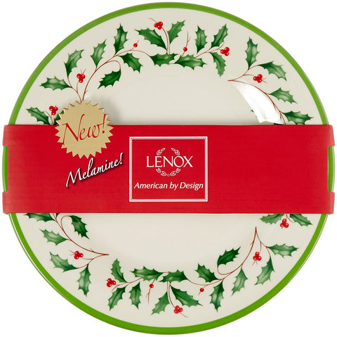 Lenox Holiday 4-Piece Melamine Dinner Plate Set