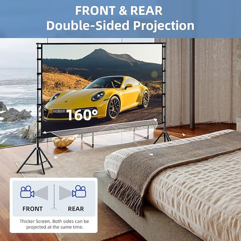 TOWOND Projector Screen and Stand