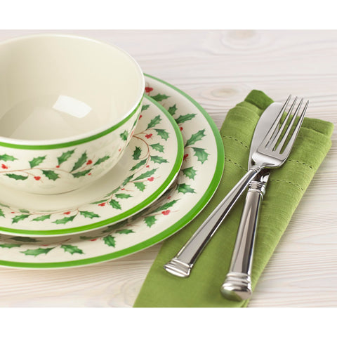 Lenox Holiday 4-Piece Melamine Dinner Plate Set