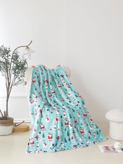 Flannel Fleece-Winter Christmas Sherpa Throw