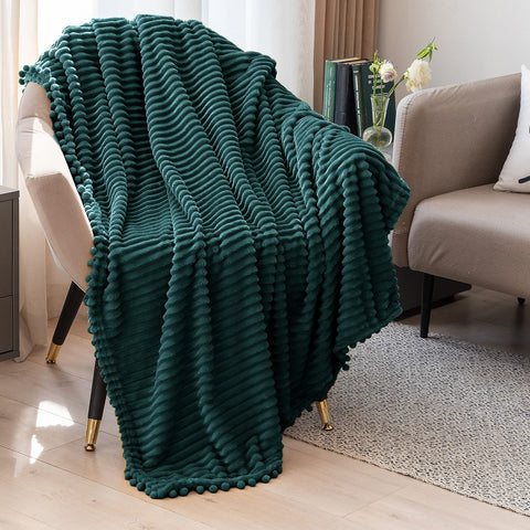 DISSA Fleece Blanket Throw Size
