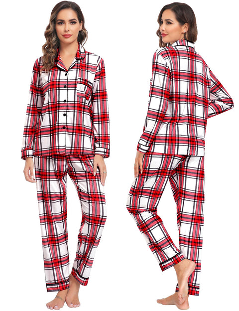 SWOMOG Couples Christmas Pajamas Set