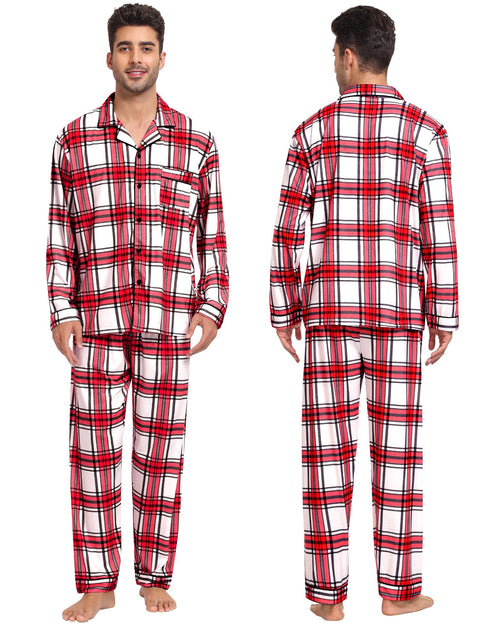 SWOMOG Couples Christmas Pajamas Set