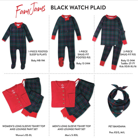 HonestBaby Family Matching Holiday Pajamas