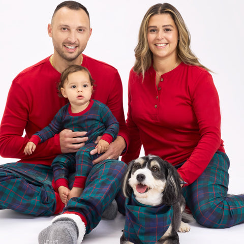 HonestBaby Family Matching Holiday Pajamas