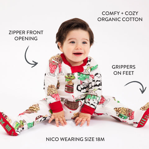 HonestBaby Family Matching Holiday Pajamas