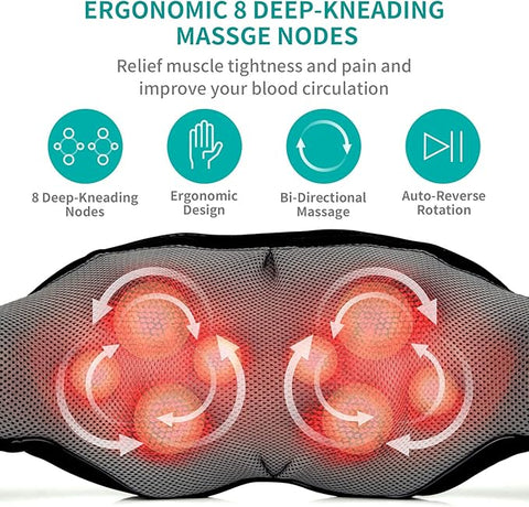 Shiatsu Neck and Back Massager with Soothing Heat