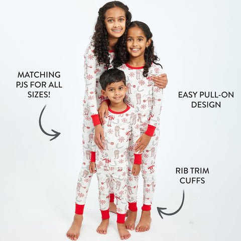 HonestBaby Family Matching Holiday Pajamas