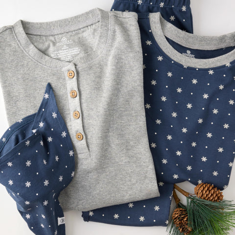 HonestBaby Family Matching Holiday Pajamas
