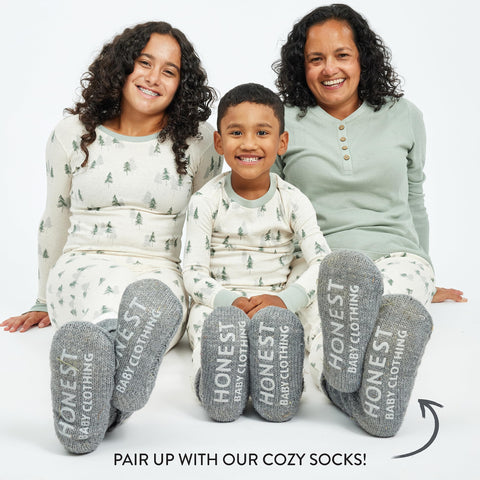 HonestBaby Family Matching Holiday Pajamas