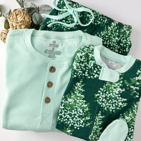 HonestBaby Family Matching Holiday Pajamas