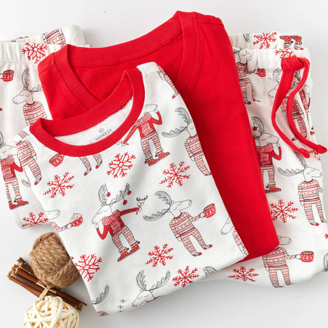 HonestBaby Family Matching Holiday Pajamas