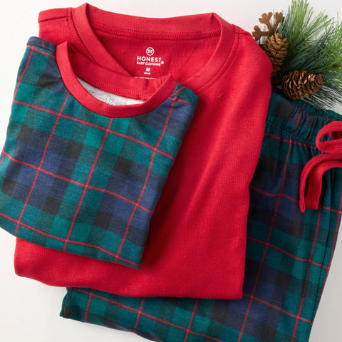 HonestBaby Family Matching Holiday Pajamas