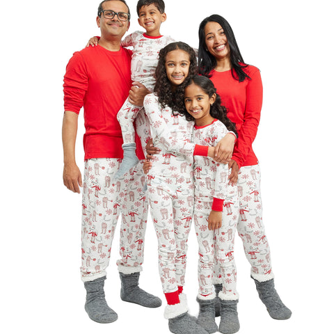 HonestBaby Family Matching Holiday Pajamas